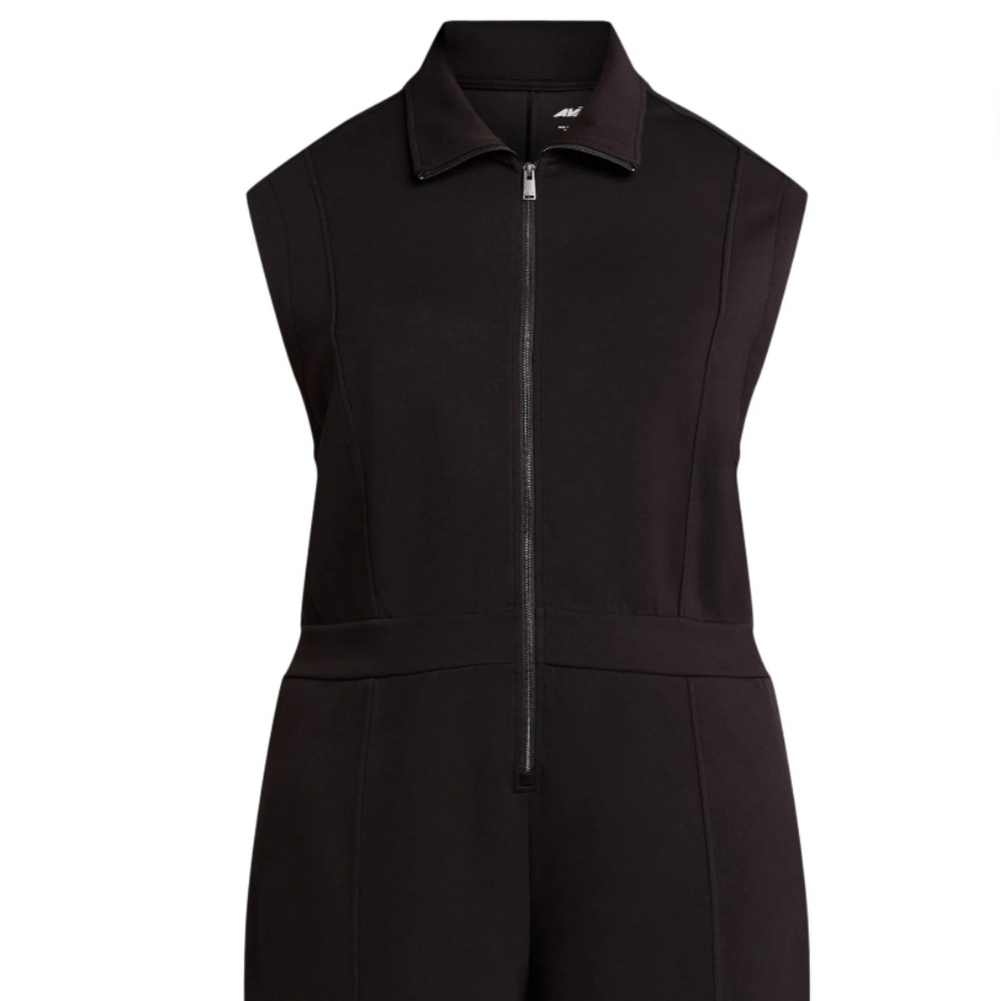 NWT Avia Black Avia XL Romper Pockets - Picture 3 of 5